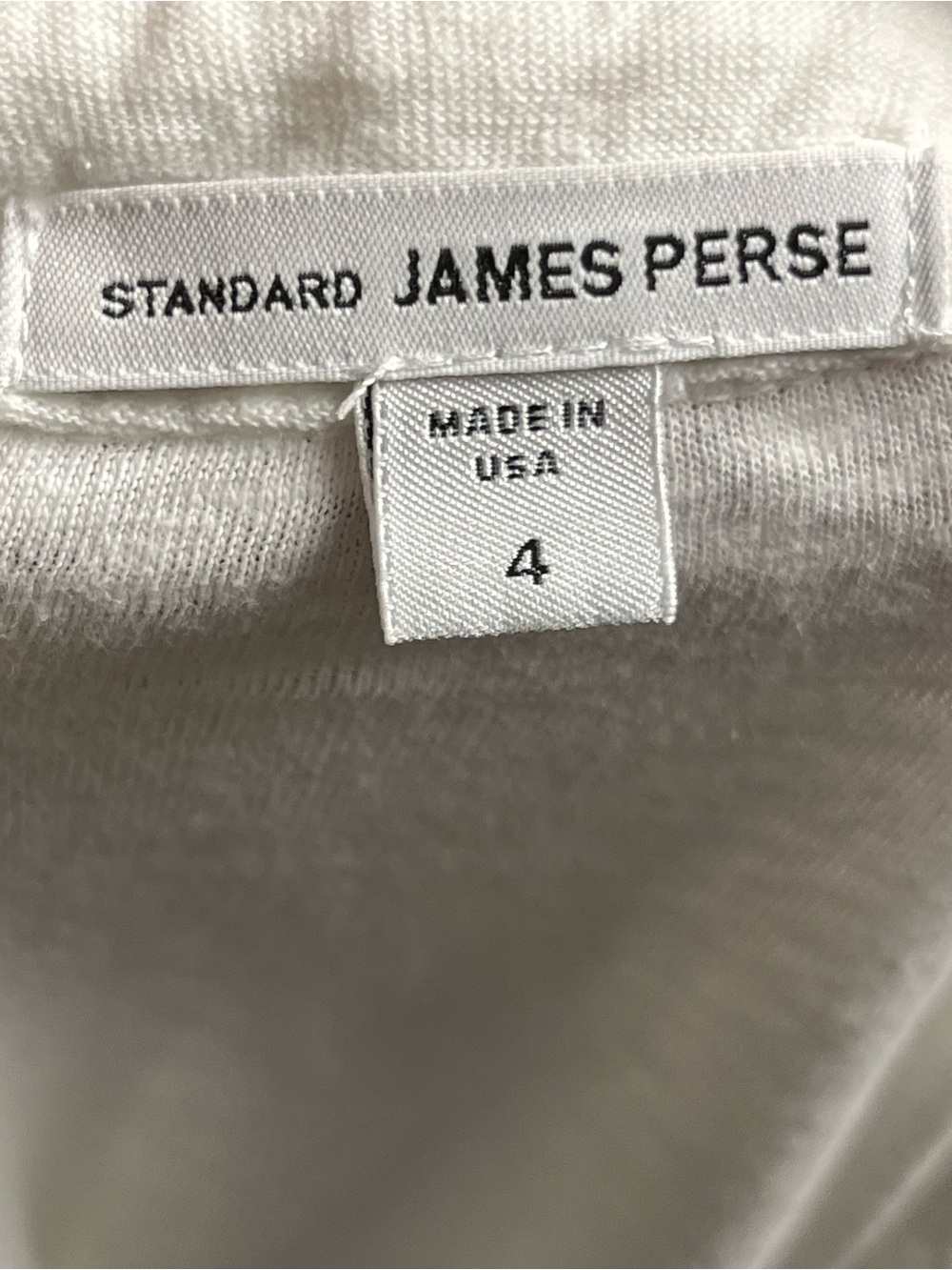 James Perse White Sheer Slub Side Panel Button Down Shirt —  4 XL - Picture 9 of 13